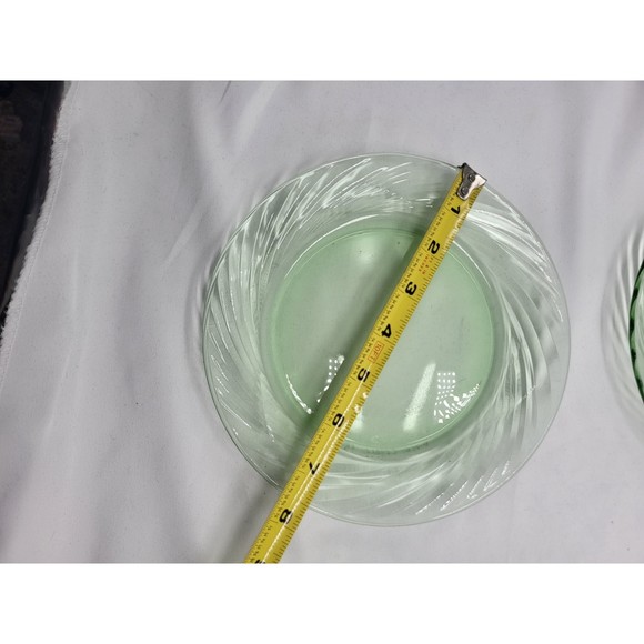 Pyrex Spring Festiva Green Swirl Dishes - Picture 2 of 9